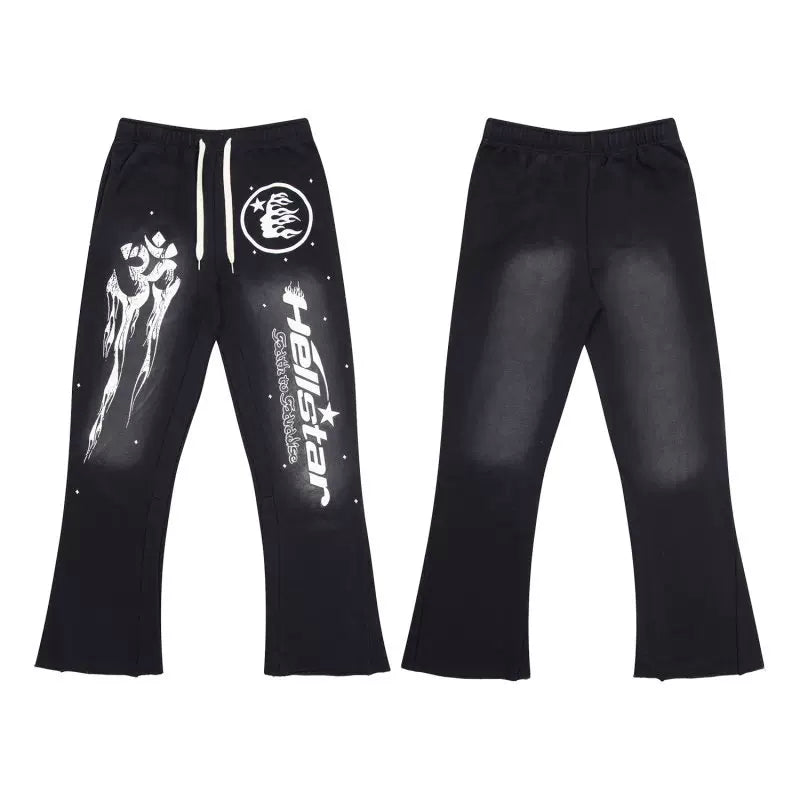 Hellstar Retro American Washed Street Pants