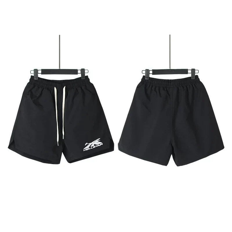 Hellstar Washed Ink Antique Graphic Pattern Street Shorts